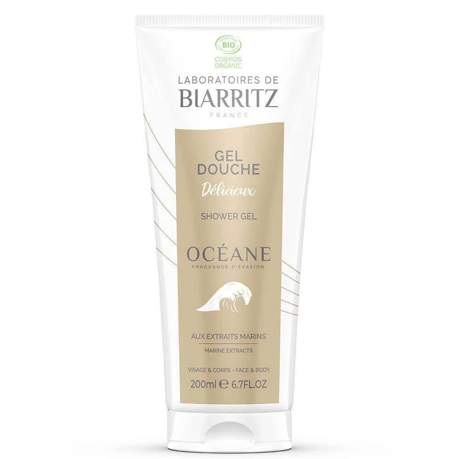 Laboratoires De Biarritz Océane Délicieux Органический гель для душа с морскими экстрактами 200 мл: цены и характеристики