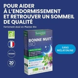 Santarome Bonne Nuit Мелатонін потрійної дії біологічно чистий 20 таблеток