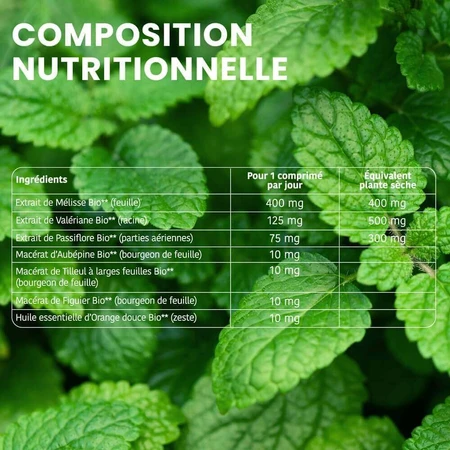 Santarome Bonne Nuit Мелатонин тройного действия Bio free 20 таблеток: цены и характеристики
