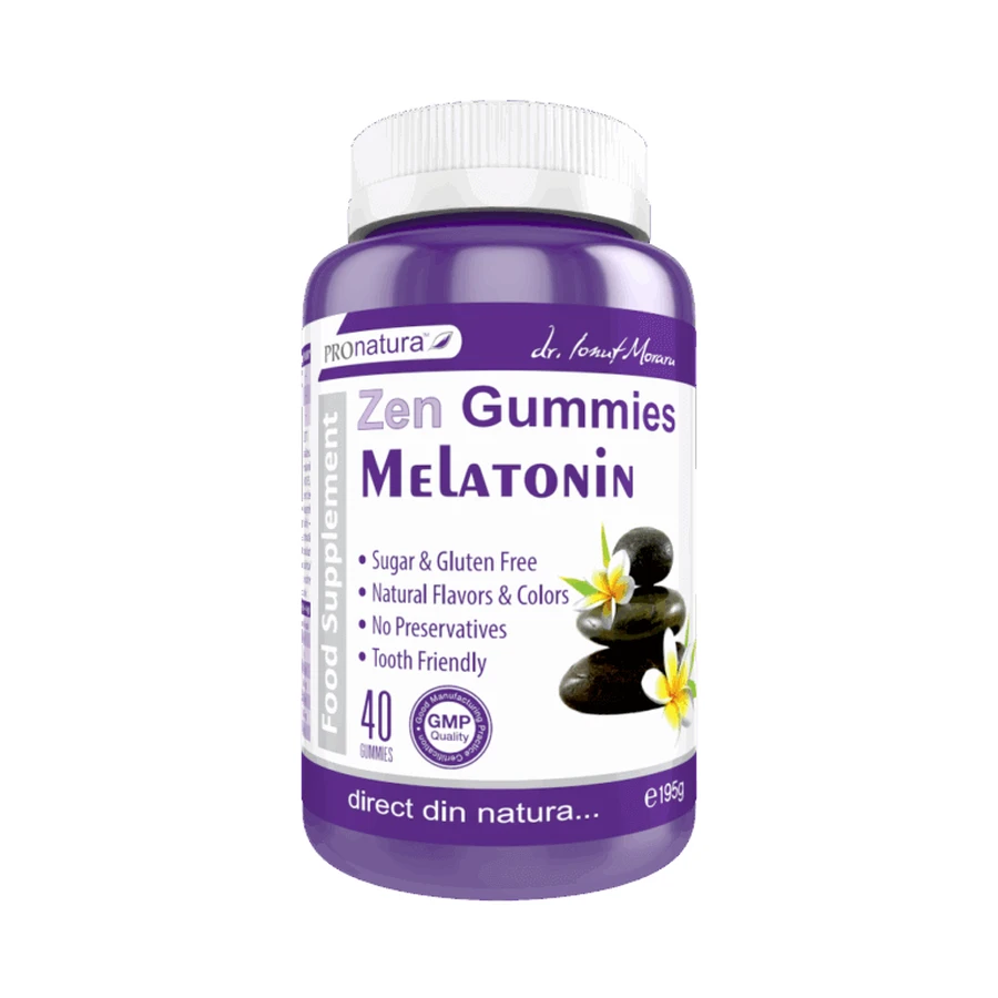 Zen Gummies Melatonin Мелатонин 40 драже, Pro Natura: цены и характеристики