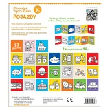CzuCzu Розмальовки з довгими малюнками Я розфарбовую транспортні засоби, 2 дитячі книжки, від 2 років