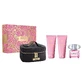 Versace Bright Crystal Set Туалетная вода, 90 мл + Гель для душа, 100 мл + Лосьон для тела, 100 мл + Косметичка