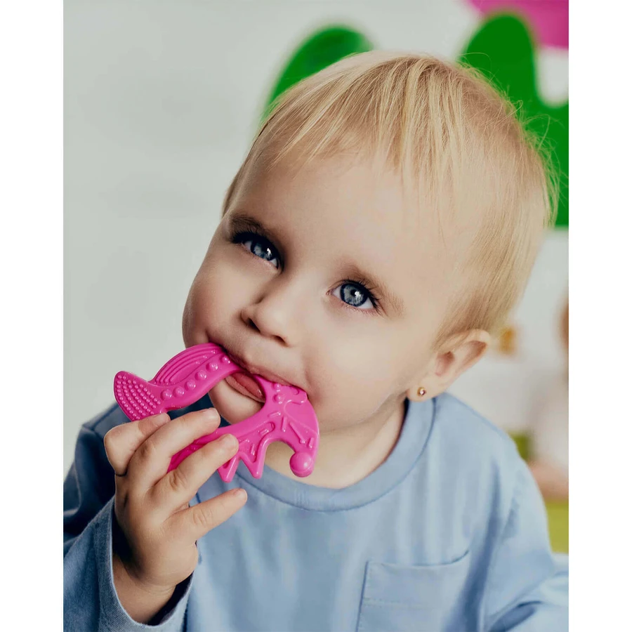 Luu Kids, сенсорний прорізувач, дракончик Оллі, фіолетовий, після 4 місяців, 1 шт.: ціни та характеристики