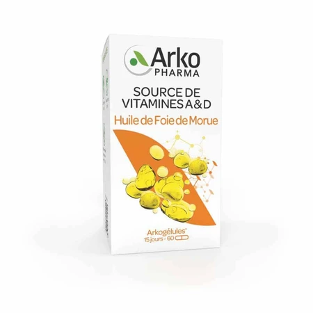 Arkopharma Аркокапсульна олія печінки тріски 60 капсул: ціни та характеристики