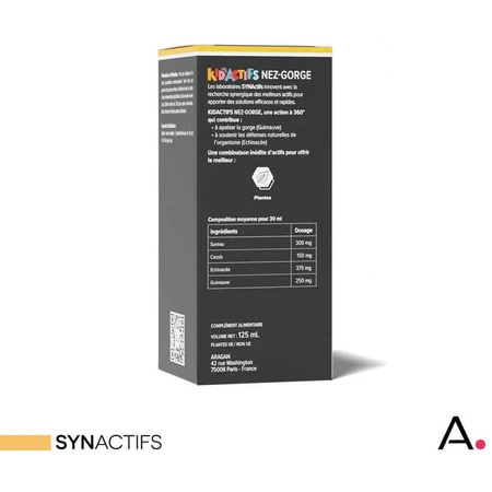 Aragan Synactifs KidActifs Ніс-горло 125 мл: ціни та характеристики