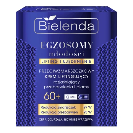 Bielenda Exosomes of Youth 60+, лифтинг-крем против морщин, осветление гиперпигментации и пятен, 50 мл: цены и характеристики