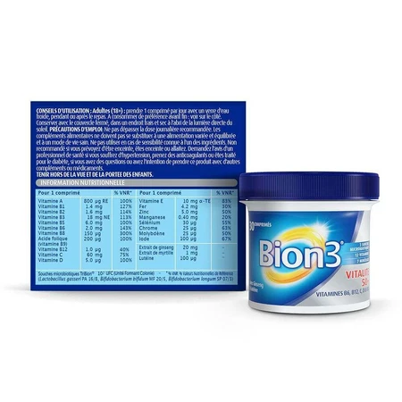 Bion3 Vitality 50+ x30 Таблетки: ціни та характеристики
