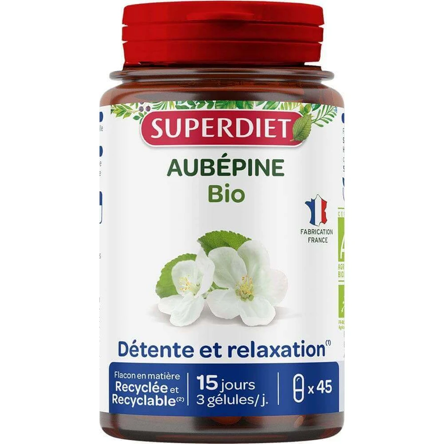 Superdiet Organic Hawthorn 45 капсул: цены и характеристики