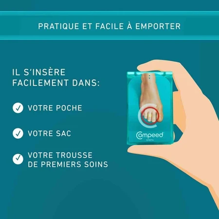 Повязки для мозолей на пальцах ног Compeed X8: цены и характеристики