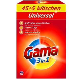 Gama, Универсальный стиральный порошок, 1,625 кг