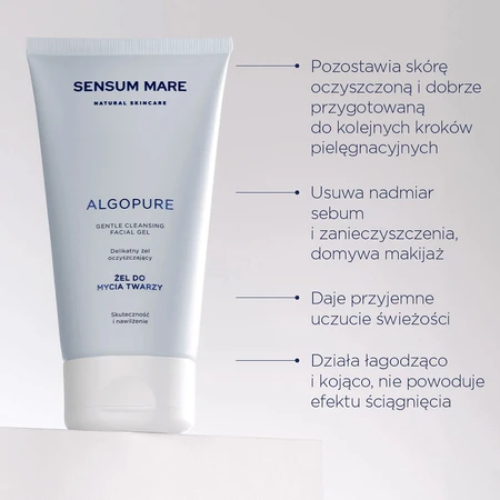 Sensum Mare Algopure, ніжний гель для вмивання обличчя, 150 мл: ціни та характеристики