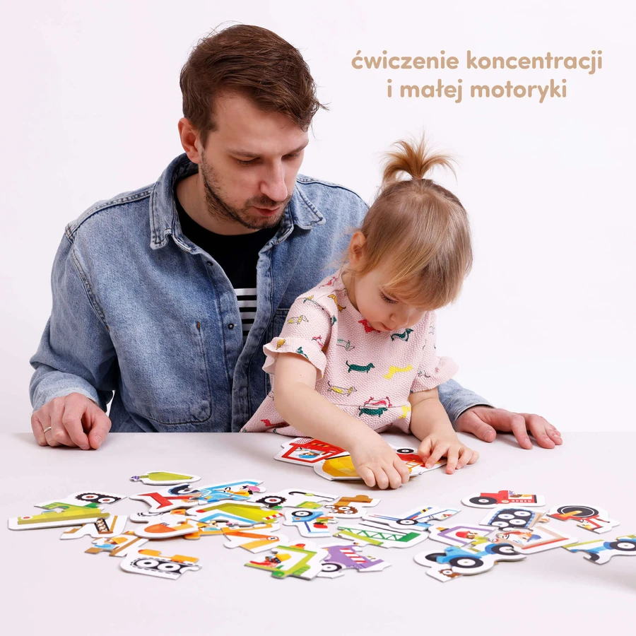 CzuCzu Строительные машины, прогрессивные пазлы для детей, от 2 лет, 33 элемента: цены и характеристики