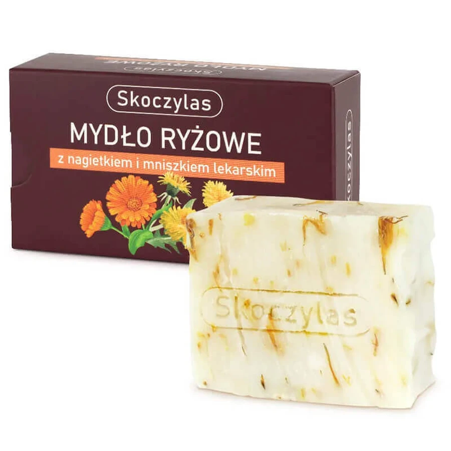 Скочиляс, рисове мило з календулою та кульбабою, 100 г: ціни та характеристики