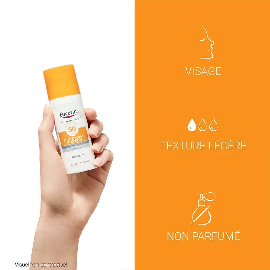 Eucerin Сонцезахисний флюїд проти старіння SPF50 50мл: ціни та характеристики