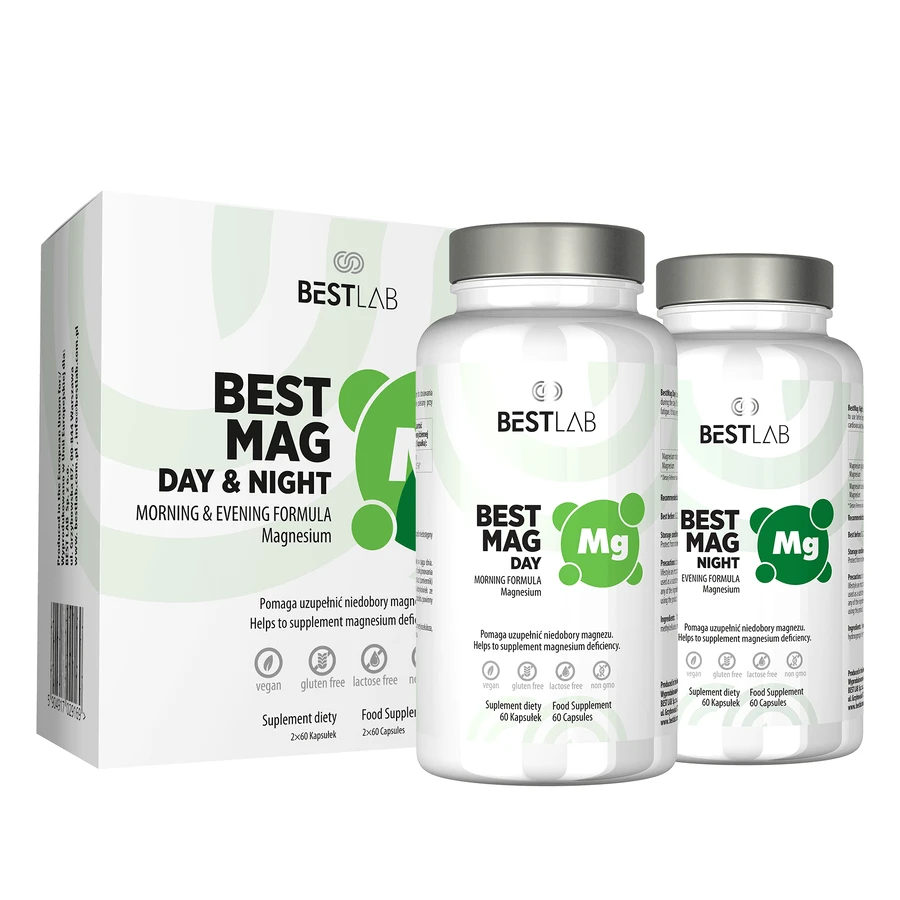 BestLab BestMag Day & Night, 2 x 60 капсул: цены и характеристики