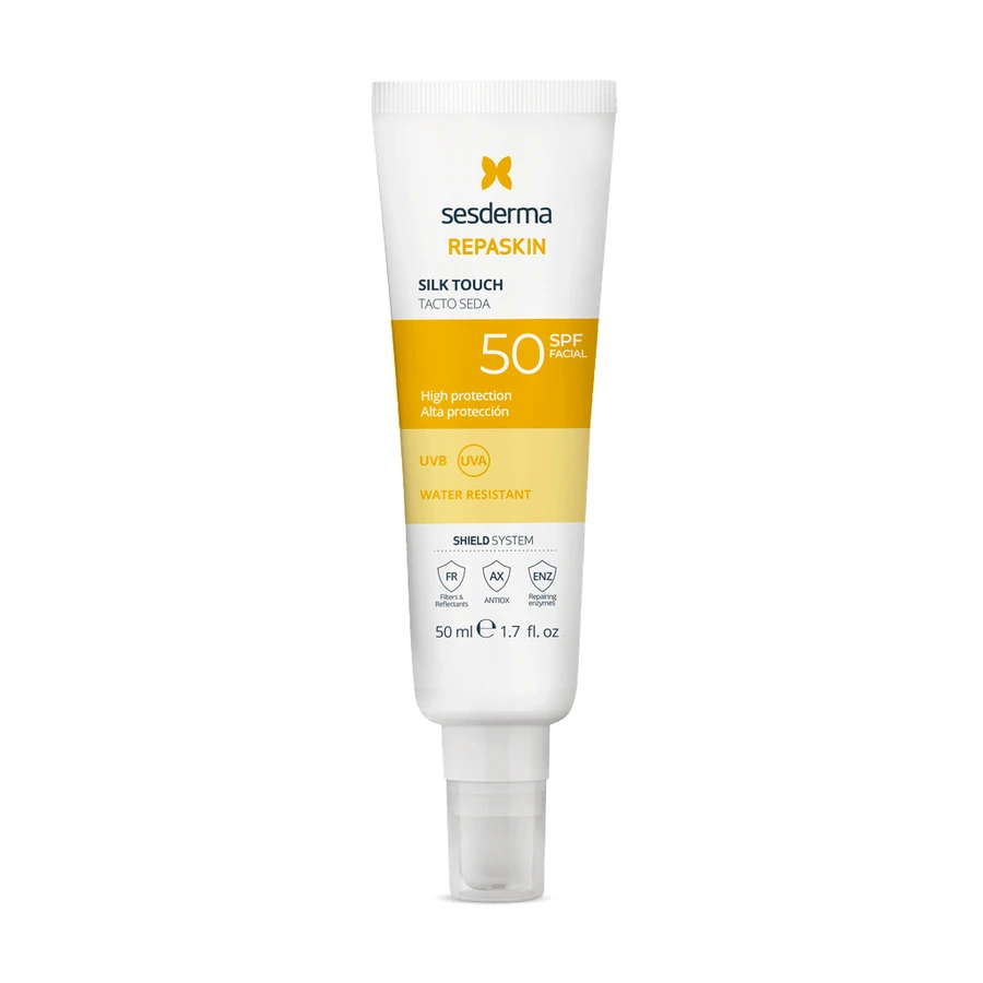 Sesderma Repaskin Silk Touch, солнцезащитный крем для лица, SPF 50, 50 мл: цены и характеристики