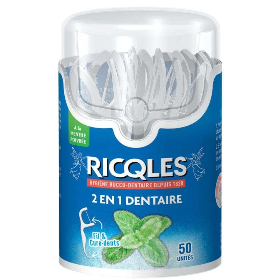 Ricqles Floss 2 в 1 - 50 штук Juvasante: цены и характеристики