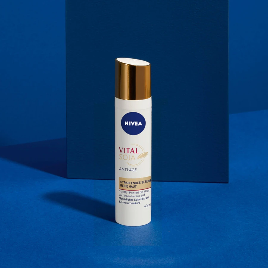 Nivea Vital Soy Anti-Age, укрепляющая сыворотка для лица, зрелая кожа, 40 мл: цены и характеристики