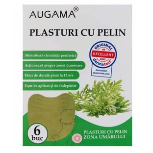 Наплечные пластыри Augama с полынью, 6 штук, Henan Kangdi Medical