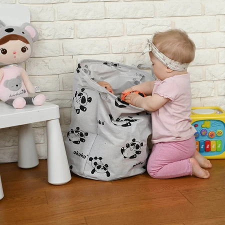 Ackuku, складная корзина для игрушек, панда, 1 шт.: цены и характеристики
