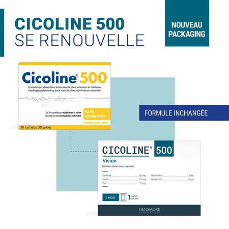 Densmore CICOLINE 500 Maintien de la Vision 30 ПАКЕТІВ: ціни та характеристики