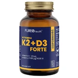 Pureo Health Витамины K2+D3 Forte, 60 капсул