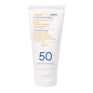 Korres Yoghurt, защитный крем-гель для лица и области вокруг глаз, SPF 50, 50 мл
