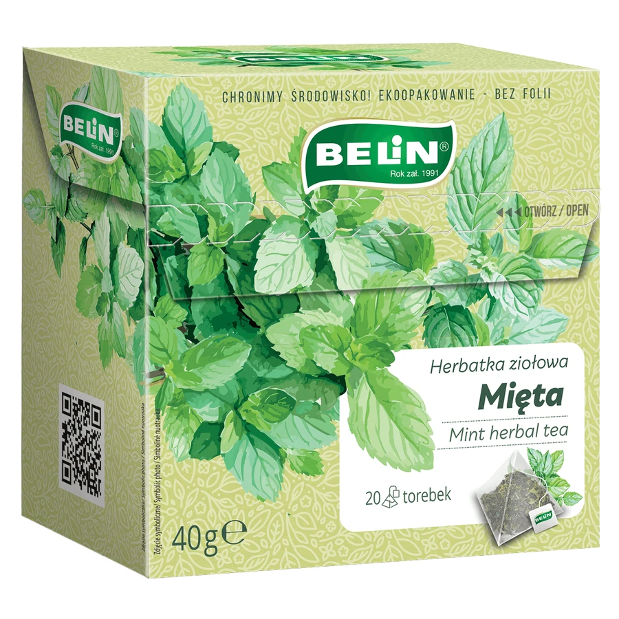 Belin Мята, травяной чай, 2 г x 20 пакетиков: цены и характеристики
