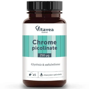 Vitavea Santé Nutri'sentiels Піколінат хрому Цукор у крові та метаболізм 45 капсул