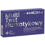 Проверь себя Мульти Тест на наркотики 6 в 1, домашний тест для обнаружения 6 наркотиков в моче, 1 шт.