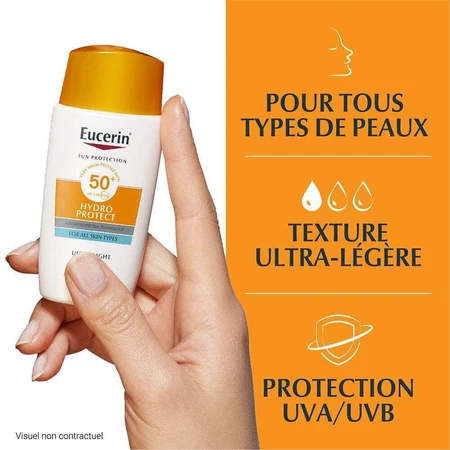 Eucerin Захист від сонця Гідрозахисний ультралегкий флюїд 50мл: ціни та характеристики