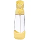 B.Box, бутылка для воды с соломинкой, тритан, детский бидон, Lemon Twist, от 3 лет, 600 мл