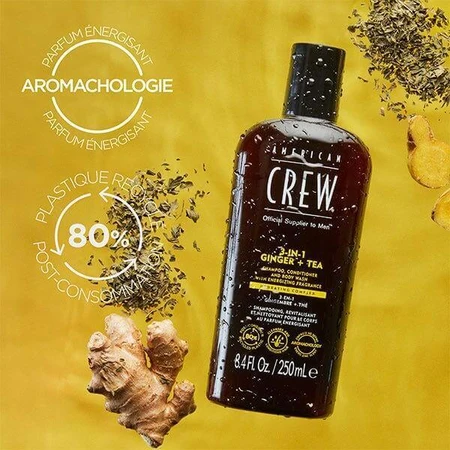 American Crew Шампунь 3 в 1 Имбирь и чай 450 мл: цены и характеристики