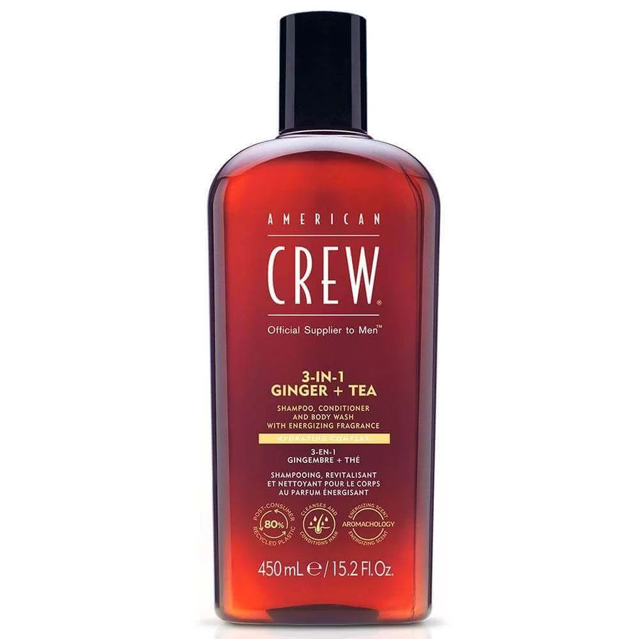 American Crew Шампунь 3 в 1 Имбирь и чай 450 мл: цены и характеристики