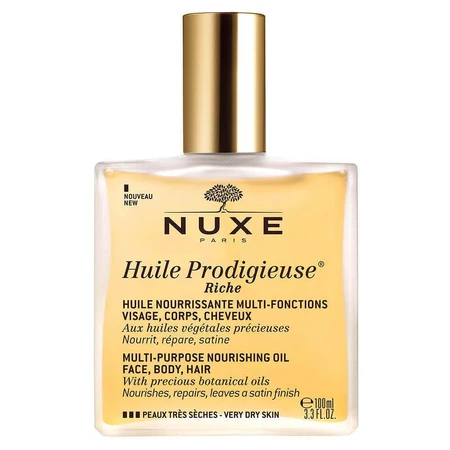 Nuxe Huile Prodigieuse Multi-Function Oil Riche Лицо, тело и волосы Сухая кожа 100 мл: цены и характеристики