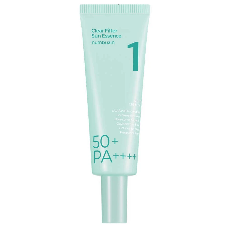 Зволожуючий сонцезахисний крем для обличчя Numbuzin No.1 Clear Filter Sun Essence SPF50+, 50 мл: ціни та характеристики
