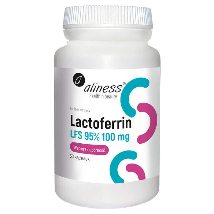 Aliness Lactoferrin LFS 95% 100 мг, 30 капсул: ціни та характеристики