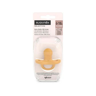 Силіконова соска SX Pro Colour Essence, 6-18 місяців, гірчично-жовта, Suavinex