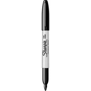 Перманентный маркер Fine Point, черный, 1 штука, Sharpie