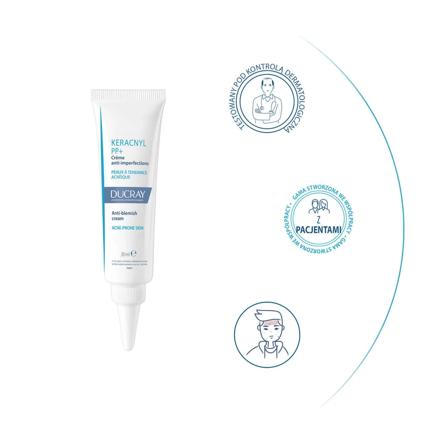 Набор Ducray Keracnyl, gel spumant pentru față și corp, 400 мл + cremă împotriva imperfecțiunilor, 30 мл: цены и характеристики