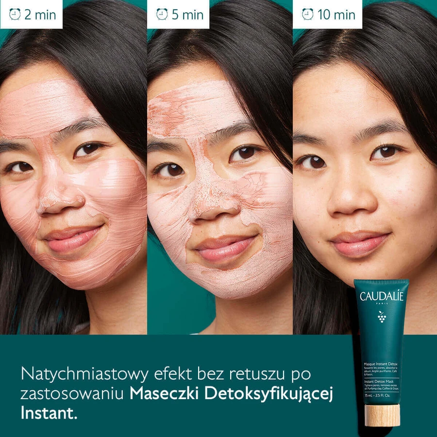 Caudalie Vinoclean, мгновенная детоксицирующая маска, 75 мл: цены и характеристики