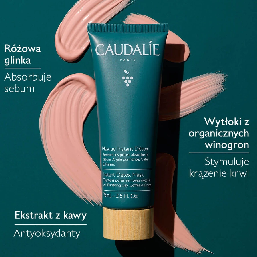 Caudalie Vinoclean, мгновенная детоксицирующая маска, 75 мл: цены и характеристики