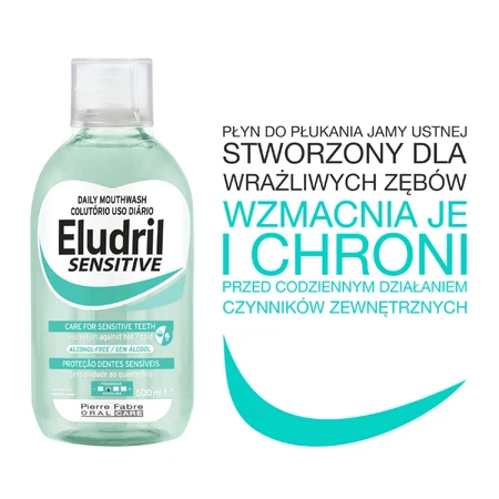 Набор для полоскания рта Eludril Sensitive 2 x 500 мл: цены и характеристики