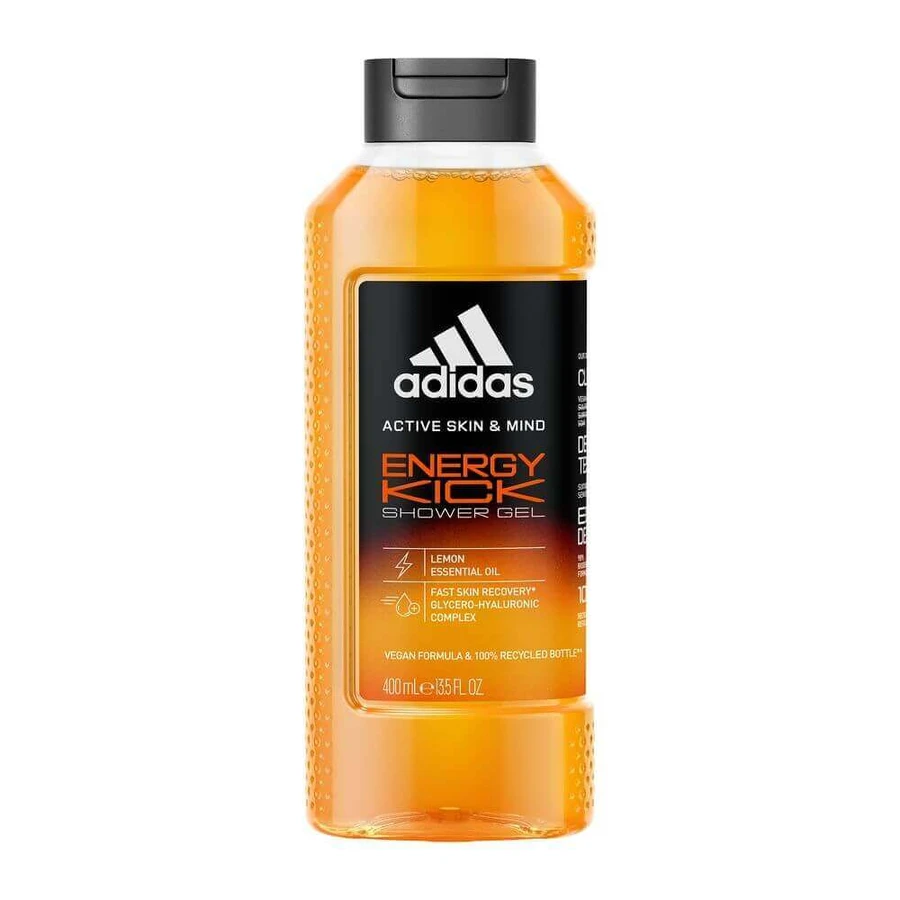Adidas Men Active Skin&Mind, Гель для душу, Energy Kick, 400 мл: ціни та характеристики