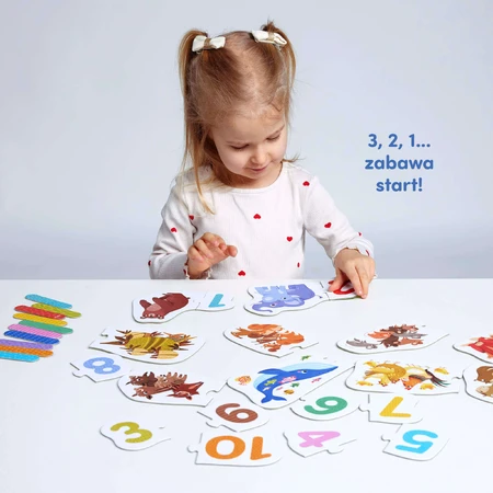 Набір Bebilon Advance Pronutra 5 Junior, поживна молочна суміш для дітей дошкільного віку, 3 х 1000 г + CzuCzu Пазли до пари Числа, пазл, 48 штук безкоштовно: ціни та характеристики