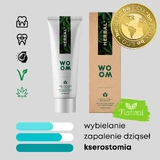 Woom Herbal+, рослинна паста для захисту ясен з екстрактом конопель, 75 мл