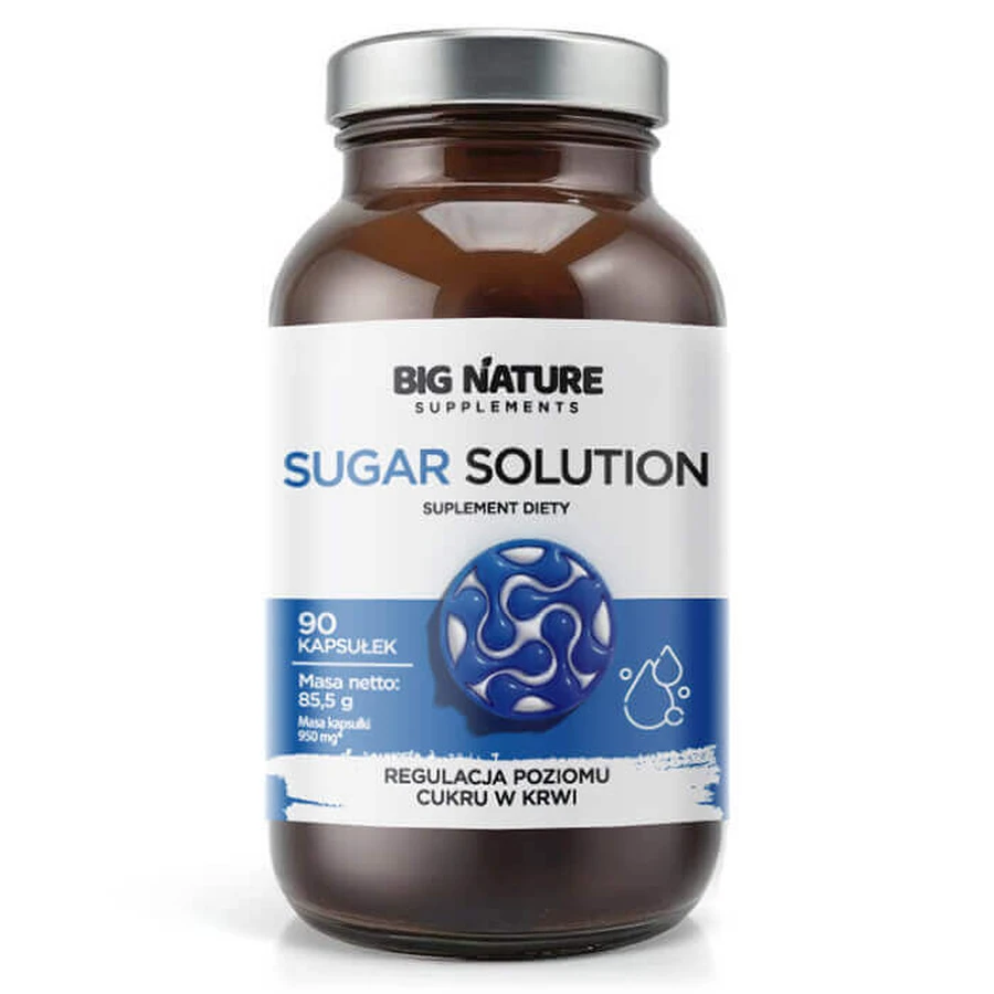 Big Nature Sugar Solution, 90 капсул: цены и характеристики