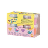 Нетоксичный пластилин с блестками Kinder, 2 года+, 320 г, Feuchtmann