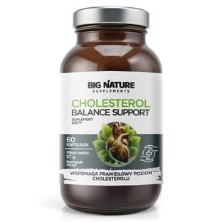 Big Nature Cholesterol Balance Support, 60 капсул