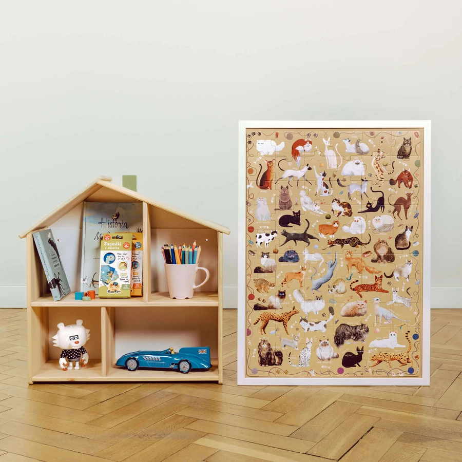 CzuCzu Puzzlove Cats, пазл для дітей, від 4 років, 60 елементів: ціни та характеристики